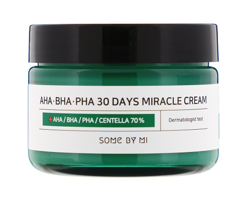Some By Mi, AHA. BHA. PHA 30 Days Miracle Cream, 60 g Some By Mi, AHA. BHA. PHA 30 Days Miracle Cream, 60 g