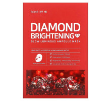 Some By Mi, Glow Luminous Ampoule Beauty Mask, Diamond Brightening, 10 Sheets, 25 g Each