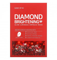 Some By Mi, Glow Luminous Ampoule Beauty Mask, Diamond Brightening, 10 Sheets, 25 g Each