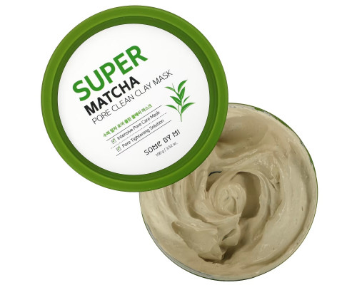 Some By Mi, Super Matcha Pore Clean Clay Beauty Mask, 3.52 oz (100 g) Some By Mi, Super Matcha Pore Clean Clay Beauty Mask, 3.52 oz (100 g)