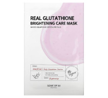 Some By Mi, Real Glutathione, осветляющая косметическая маска, 1 шт., 20 г (0,7 унции)