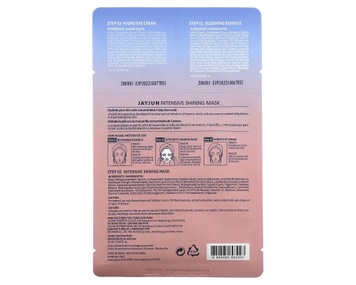 Jayjun Cosmetic, 3 Step Hydrating Mask, 1 Set Jayjun Cosmetic, 3 Step Hydrating Mask, 1 Set