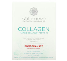 Solumeve, Collagen Peptides Plus Vitamin C & Hyaluronic Acid, Pomegranate, 30 Packets, 0.18 oz (5.15 g) Each
