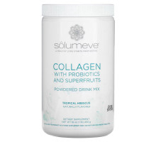 Solumeve, Radiant Beauty, Grass-Fed Collagen, Probiotics & Superfruits Powdered Drink Mix, Tropical Hibiscus, 16 oz (454 g)