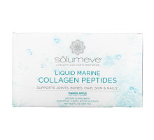 Solumeve, Ageless Beauty, жидкий морской коллаген, со вкусом манго и яблока, 10 флаконов по 50 мл (1,69 жидк. унции)