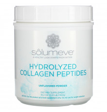 Solumeve, Radiant Beauty, Hydrolyzed Collagen Peptides Powder, Unflavored, 1.01 lb (460 g)