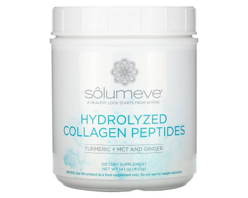 Solumeve, пептиды гидролизованного коллагена с куркумой, 400 г (14 унций) Solumeve, пептиды гидролизованного коллагена с куркумой, 400 г (14 унций)