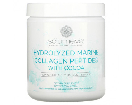Для мышц и суставов Hydrolyzed Marine Collagen Peptides with Cocoa, 7.3 oz (206 g) Для мышц и суставов Hydrolyzed Marine Collagen Peptides with Cocoa, 7.3 oz (206 g)