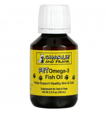 Charlie and Frank, Pet Omega-3 Fish Oil, For Cats & Dogs, 3.3 fl oz (100 ml)