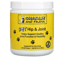 Charlie and Frank, Pet Hip & Joint, For Cats & Dogs, 120 Soft Chews