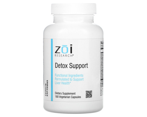 ZOI Research, Detox Support, 180 Vegetarian Capsules ZOI Research, Detox Support, 180 Vegetarian Capsules