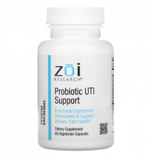 ZOI Research, Probiotic UTI Support, 60 Vegetarian Capsules