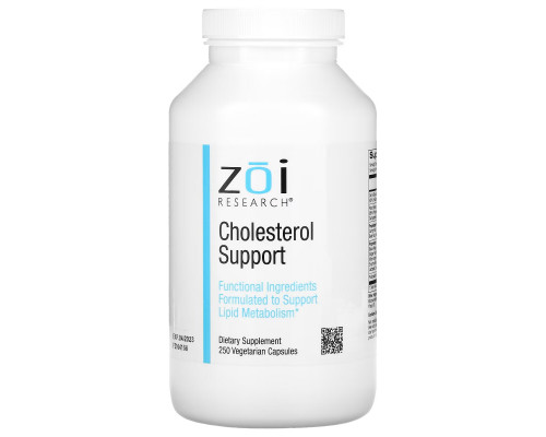 ZOI Research, Cholesterol Support, 250 Vegetarian Capsules