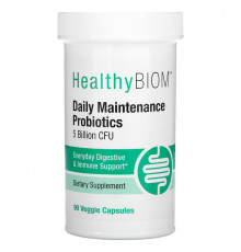 HealthyBiom, Daily Maintenance Probiotics, 5 Billion CFUs, 90 Veggie Capsules