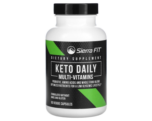 Sierra Fit, Keto Daily Multi-Vitamins with Green Tea, Multivitamine mit grünem Tee, 90 vegetarische Kapseln Sierra Fit, Keto Daily Multi-Vitamins with Green Tea, Multivitamine mit grünem Tee, 90 vegetarische Kapseln