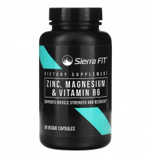 Sierra Fit, Zinc, Magnesium & Vitamin B6, 90 Veggie Capsules