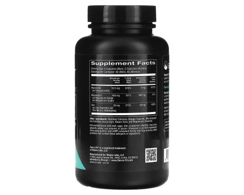 Sierra Fit, Zinc, Magnesium & Vitamin B6, 90 Veggie Capsules Sierra Fit, Zinc, Magnesium & Vitamin B6, 90 Veggie Capsules
