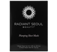 Radiant Seoul, тканевая маска для объема и гладкости кожи, 5 шт. по 25 мл (0,85 унции)