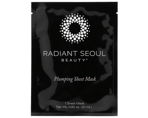 Radiant Seoul, тканевая маска для объема и гладкости кожи, 5 шт. по 25 мл (0,85 унции) Radiant Seoul, тканевая маска для объема и гладкости кожи, 5 шт. по 25 мл (0,85 унции)