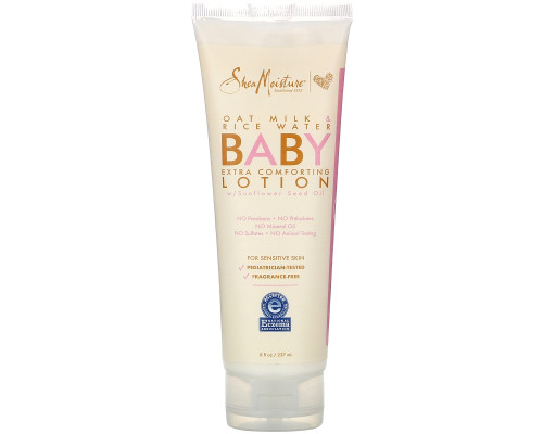 SheaMoisture, Baby Lotion, Oat Milk & Rice Water, 8 fl oz (237) SheaMoisture, Baby Lotion, Oat Milk & Rice Water, 8 fl oz (237)
