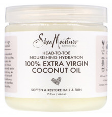 SheaMoisture, Head-To-Toe Nourishing Hydration, 100% Extra Virgin Coconut Oil, 15 fl oz (444 ml)