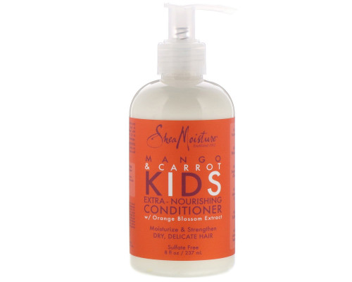 SheaMoisture, Kids Extra-Nourishing Conditioner, Mango & Carrot, 8 fl oz (237 ml) SheaMoisture, Kids Extra-Nourishing Conditioner, Mango & Carrot, 8 fl oz (237 ml)