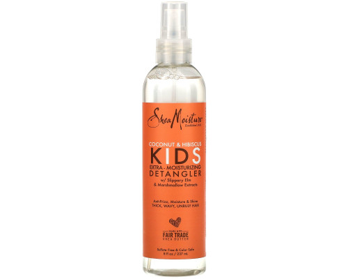 SheaMoisture, Kids Extra-Moisturizing Detangler, Coconut & Hibiscus, 8 fl oz (237 ml) SheaMoisture, Kids Extra-Moisturizing Detangler, Coconut & Hibiscus, 8 fl oz (237 ml)