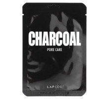 Lapcos, Charcoal Sheet Mask, Pore Care, 1 Sheet, 0.84 fl oz (25 ml)