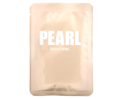 Lapcos, Daily Skin Mask Pearl, Brightening, 5 Sheets, 0.81 fl oz (24 ml) Each Lapcos, Daily Skin Mask Pearl, Brightening, 5 Sheets, 0.81 fl oz (24 ml) Each