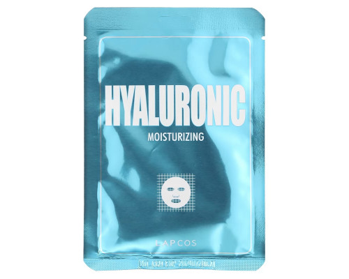 Lapcos, Hyaluronic Sheet Mask, Moisturizing, 1 Sheet, 0.84 fl oz (25 ml) Lapcos, Hyaluronic Sheet Mask, Moisturizing, 1 Sheet, 0.84 fl oz (25 ml)