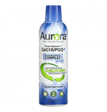 Aurora Nutrascience, Mega-Liposomal CoQ10+, Organic Fruit Flavor, 300 mg, 16 fl oz (480 ml)