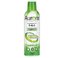 Aurora Nutrascience, Mega-Liposomal R-Alpha Lipoic Acid, органический фруктовый вкус, 750 мг, 480 мл (16 жидк. унций)