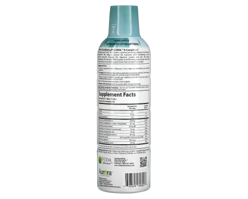 Aurora Nutrascience, Mega-Liposomal B-Complex+, Organic Fruit, 16 fl oz (480 ml) Aurora Nutrascience, Mega-Liposomal B-Complex+, Organic Fruit, 16 fl oz (480 ml)