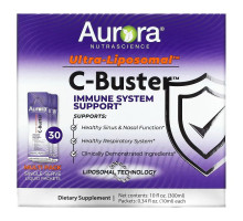 Aurora Nutrascience, Ultra-Liposomal, C-Buster, 30 Packets, 0.34 fl oz (10 ml) Each