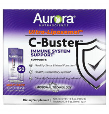 Aurora Nutrascience, Ultra-Liposomal, C-Buster, 30 Packets, 0.34 fl oz (10 ml) Each