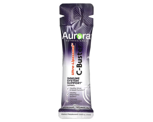 Aurora Nutrascience, Ultra-Liposomal, C-Buster, 30 Packets, 0.34 fl oz (10 ml) Each Aurora Nutrascience, Ultra-Liposomal, C-Buster, 30 Packets, 0.34 fl oz (10 ml) Each