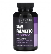 Мужское здоровье Havasu Nutrition, добавка с сереноей для приема на ночь, 100 капсул