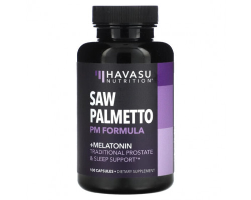 Мужское здоровье Havasu Nutrition, добавка с сереноей для приема на ночь, 100 капсул Мужское здоровье Havasu Nutrition, добавка с сереноей для приема на ночь, 100 капсул