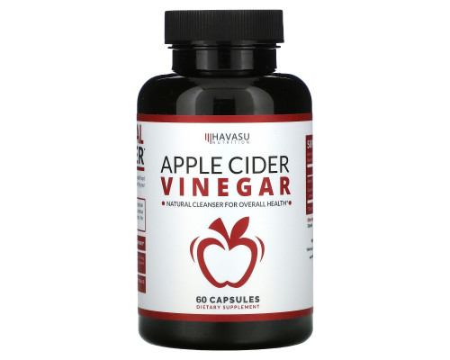 Havasu Nutrition, Apple Cider Vinegar, 60 Capsules Havasu Nutrition, Apple Cider Vinegar, 60 Capsules