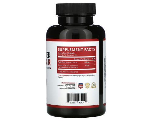 Havasu Nutrition, Apple Cider Vinegar, 60 Capsules Havasu Nutrition, Apple Cider Vinegar, 60 Capsules