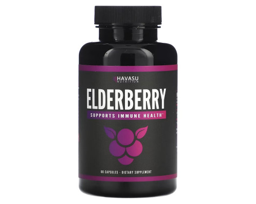 Havasu Nutrition, Elderberry, 60 Capsules Havasu Nutrition, Elderberry, 60 Capsules