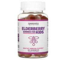 Havasu Nutrition, Elderberry Gummies for Kids, 60 Gummies