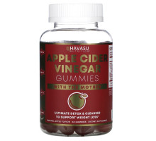 Havasu Nutrition, Apple Cider Vinegar Gummies with The Mother, Natural Apple, 60 Gummies
