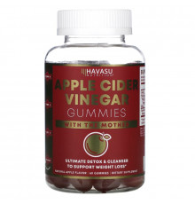 Havasu Nutrition, Apple Cider Vinegar Gummies with The Mother, Natural Apple, 60 Gummies