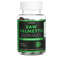 Havasu Nutrition, Saw Palmetto Gummies, Raspberry, 60 Gummies