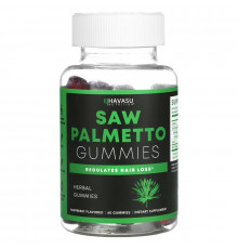Havasu Nutrition, Saw Palmetto Gummies, Raspberry, 60 Gummies