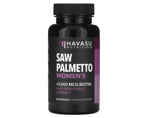 Мужское здоровье Havasu Nutrition, сереноя, для женского здоровья, 60 капсул Мужское здоровье Havasu Nutrition, сереноя, для женского здоровья, 60 капсул