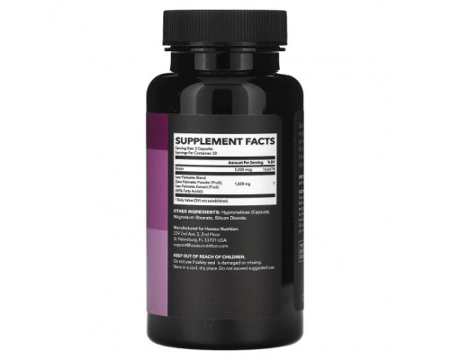 Мужское здоровье Havasu Nutrition, сереноя, для женского здоровья, 60 капсул Мужское здоровье Havasu Nutrition, сереноя, для женского здоровья, 60 капсул