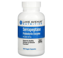 Lake Avenue Nutrition, Serrapeptase, Proteolytic Enzyme, 40,000 SPUs, 180 Veggie Capsules