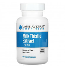 Lake Avenue Nutrition, Milk Thistle Extract, 175 mg, 90 Veggie Capsules